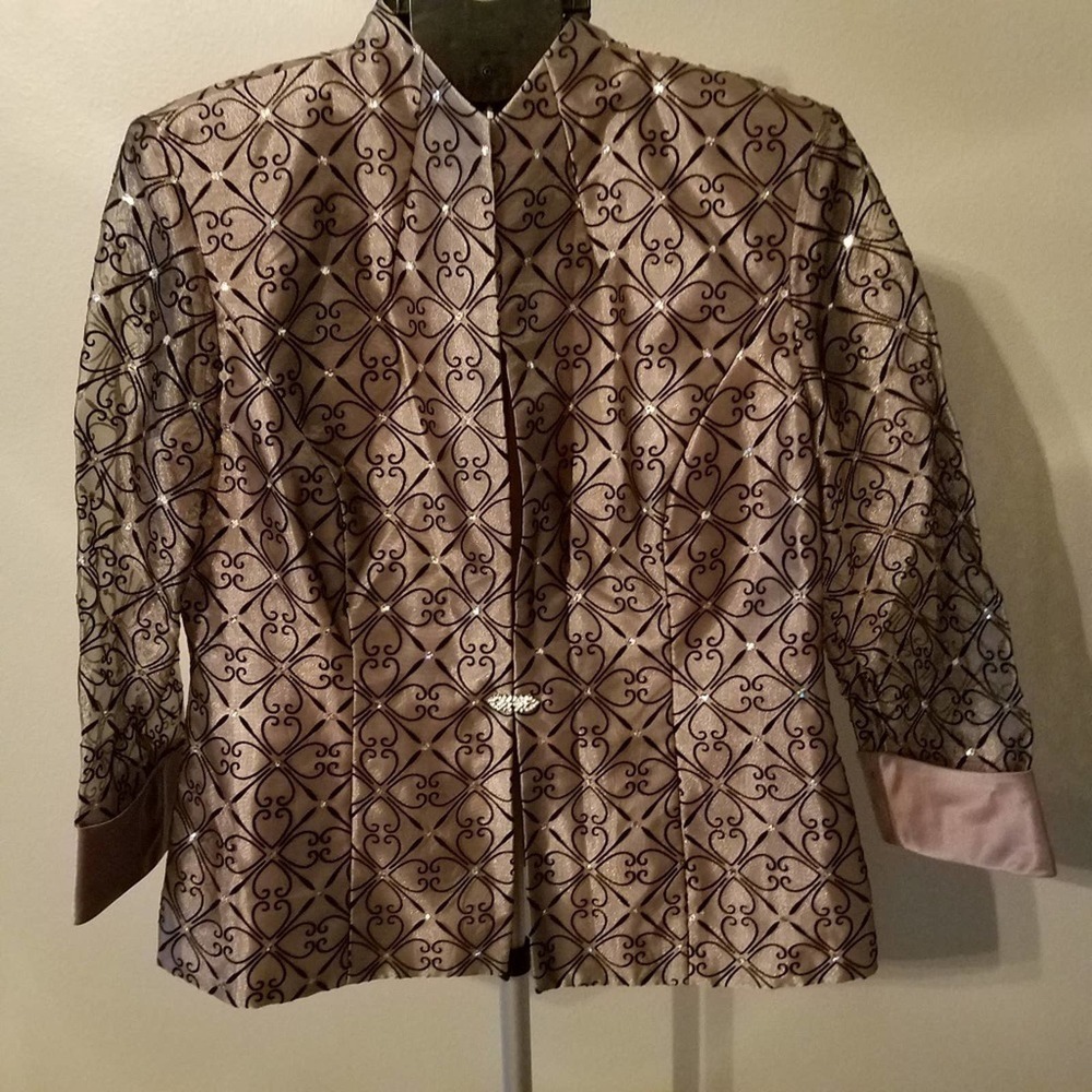 🦋 Dressbarn Evening Jacket Stunning 10